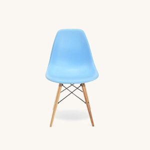 Eames DSW Eiffel Dining Chair Set of 4 Replica - Light Blue