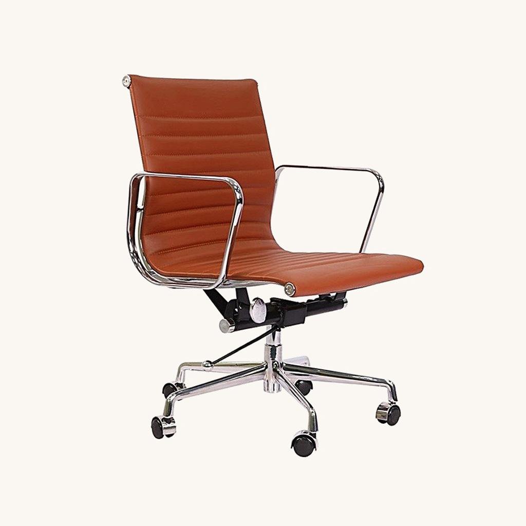 eames-style-tan-office-chair-front-view