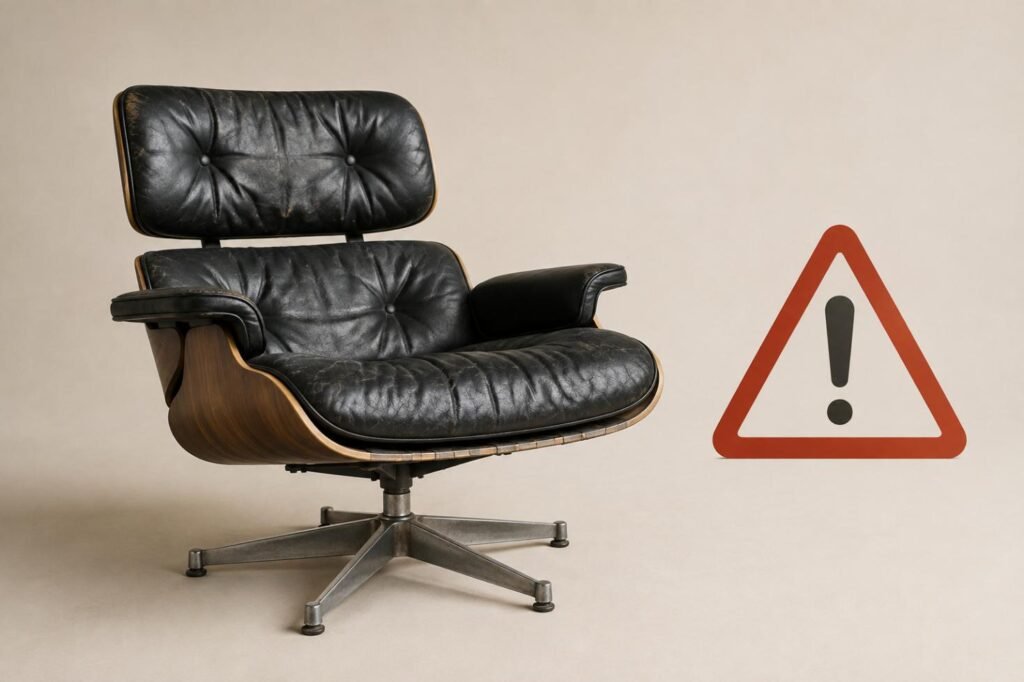 Red flags to avoid when buying an Eames replica online