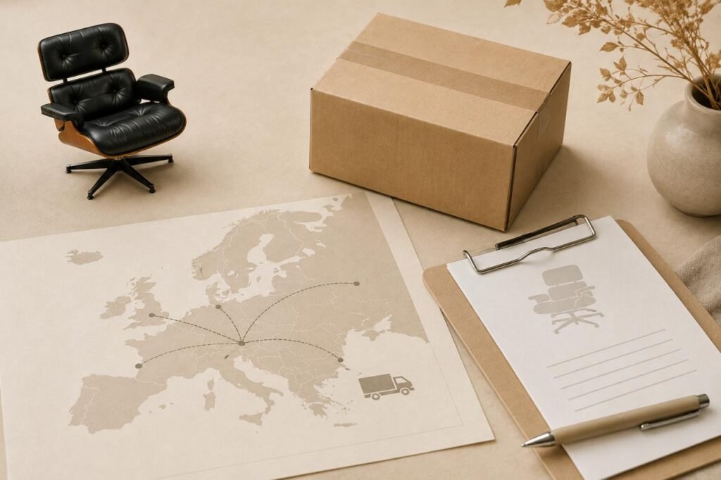 Shipping, customs and delivery for Eames replicas in the UK